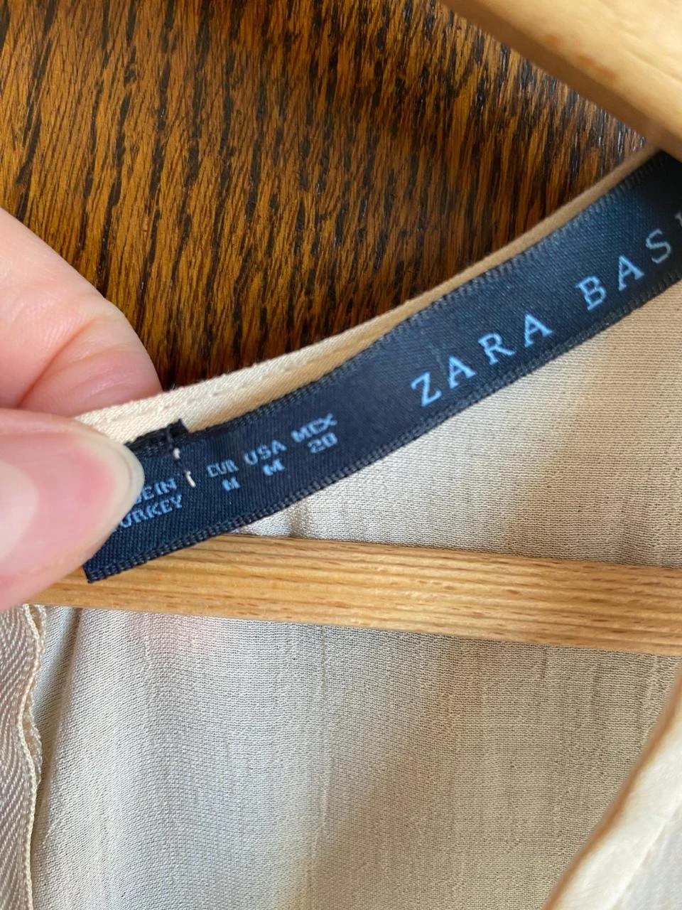 Vestido elegante, para eventos, de guipur, tono marfil. Zara. Talla M – photo 5